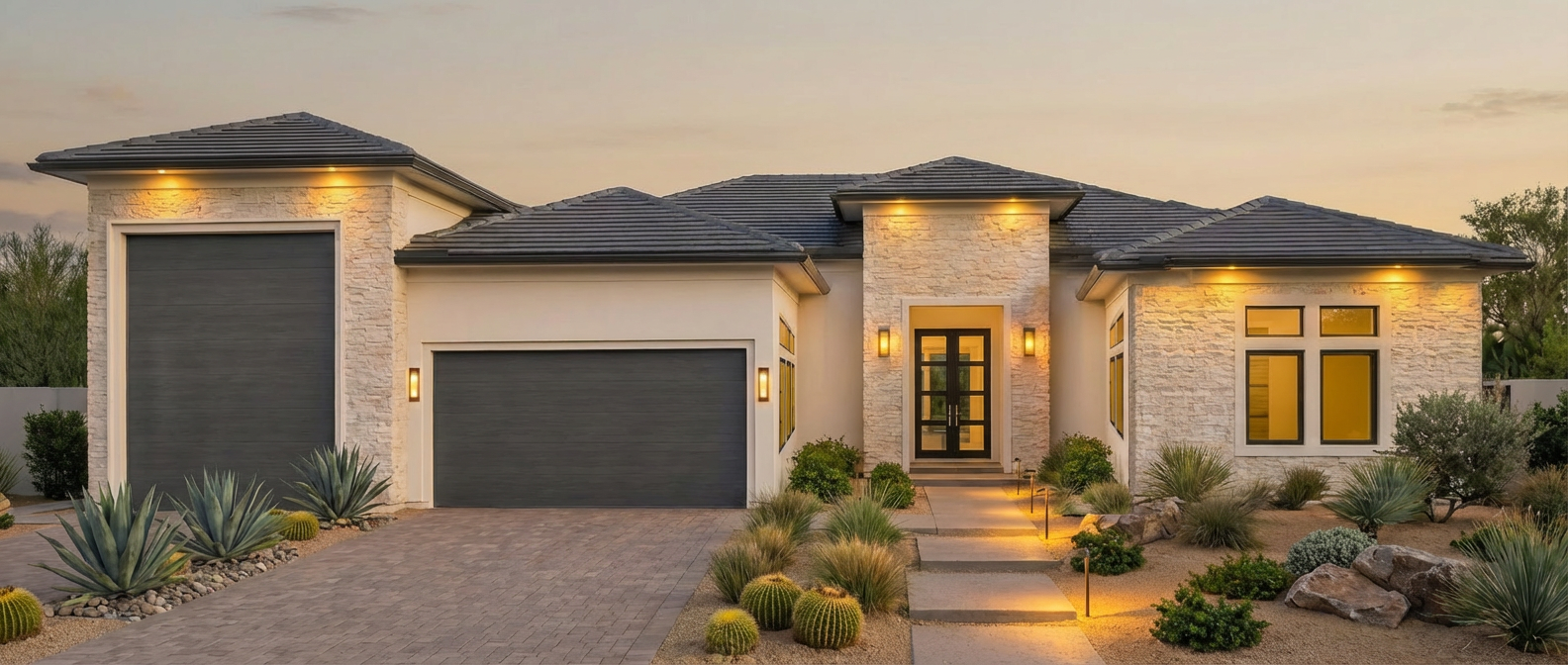Front Elevation Exterior Color Selection Option Final